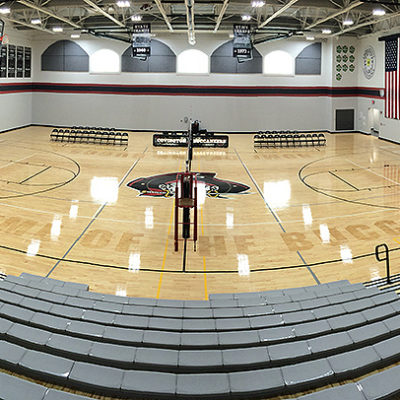 Covington High School's new competition gymnasium.